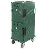 Cambro UPCH800192 Ultra Camcart® Granite Green Electric Hot Food Holding Cabinet in Fahrenheit - 110V
