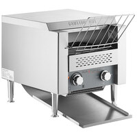 VEVOR 110V Commercial Conveyor Toaster 150PCs per Hour 1350W Heavy Duty Stainless Steel for Restaurant Breakfast Sliver