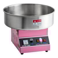 Carnival King CCME21 Cotton Candy Machine with 21 inch Stainless Steel Bowl - 110V