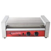 Avantco RG1818 18 Hot Dog Roller Grill with 7 Rollers - 120V, 590W