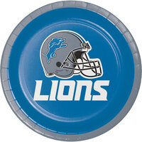 Creative Converting 419511 Detroit Lions 7 inch Luncheon Paper Plate - 96/Case
