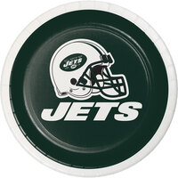 Creative Converting 419522 New York Jets 7 inch Luncheon Paper Plate - 96/Case