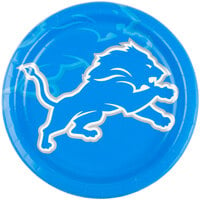 Creative Converting 429511 Detroit Lions 9 inch Paper Dinner Plate - 96/Case