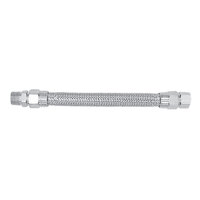 Dormont W100B72 72 inch Stainless Steel Water Connector Hose - 1 inch Diameter