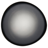World Tableware PEB-4-O Pebblebrook 6 7/8 inch Obsidian Organic Porcelain Plate - 24/Case