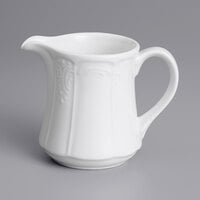 Tuxton CHR-125 Chicago 12.5 oz. Bright White China Gravy / Sauce Boat - 12/Case