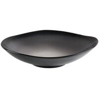 World Tableware PEB-13-O Pebblebrook 30.25 oz. Obsidian Organic Porcelain Bowl - 12/Case