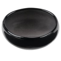 World Tableware PEB-14-O Pebblebrook 3 oz. Obsidian Porcelain Dip Dish - 24/Case