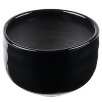 World Tableware PEB-16-O Pebblebrook 8.25 oz. Obsidian Organic Porcelain Bouillon - 12/Case