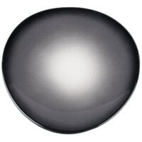 World Tableware PEB-5-O Pebblebrook 8 3/8 inch Obsidian Organic Porcelain Plate - 12/Case