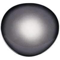 Reserve by Libbey PEB-5-O Pebblebrook 8 3/8" Obsidian Organic Porcelain Plate - 12/Case