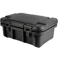 Cambro UPC160110 Camcarrier Ultra Pan Carrier® Black Top Loading 6" Deep Insulated Food Pan Carrier