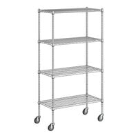 Regency Spec Line 18" x 36" x 70" NSF Stainless Steel 4-Shelf Kit