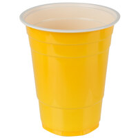 Choice 16 oz. Yellow Plastic Cup - 1000/Case
