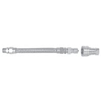 Dormont W25B2Q36 36 inch Stainless Steel Water Connector Hose with 2-Way Disconnect - 1/4 inch Diameter