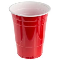 Solo Party Cups Plastic 16oz 50/PK Red P16R