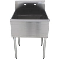 Advance Tabco 6-41-36 One Compartment Stainless Steel Commercial Sink - 36 inch