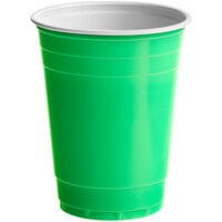 Choice 16 oz. Green Plastic Cup - 1000/Case