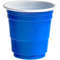 Choice 2 oz. Blue Plastic Shot Cup - 50/Pack