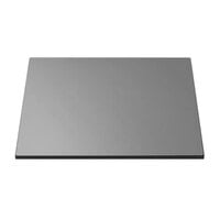 Rosseto SG001 14 inch Square Black Tempered Glass Riser Shelf