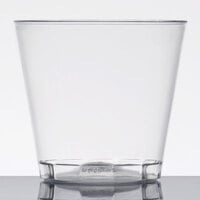 Fineline Quenchers 401-CL 1 oz. Clear Hard Plastic Shot Cup - 2500/Case