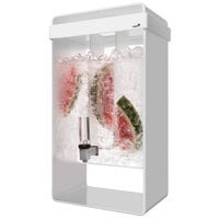 Rosseto LD155 5 Gallon White Acrylic Beverage Dispenser with Infusion Chamber
