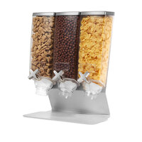 Rosseto EZ566 EZ-PRO 3.8 Liter Triple Canister Snack/Cereal Dispenser