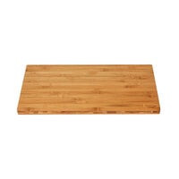 Rosseto BP001 Multi-Chef 21 3/8 inch x 13 9/16 inch Natural Bamboo Serving Board
