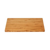 Rosseto BP001 Multi-Chef 21 3/8" x 13 9/16" Natural Bamboo Serving Board