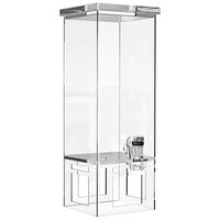 Rosseto LD128 4 Gallon Clear Acrylic Square Beverage Dispenser with Acrylic Base