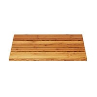 Rosseto BP004 Multi-Chef 21 3/8" x 13 9/16" Natural Bamboo Slatted Bread Board