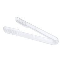 Rosseto GDM006 Bulkshop Clear Plastic Tongs - 9" x 1 1/2" x 1"