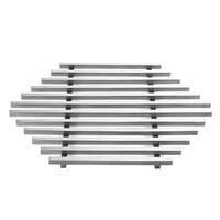 Rosseto SM223 17 3/4" x 15 1/2" Large Honeycomb Stainless Steel Track Grill Top