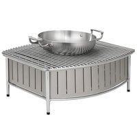 Vollrath 4667580 Natural Large Buffet Station with Wire Grill