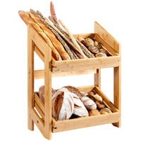 Rosseto BD136 Natura Natural Bamboo Display Stand with Removable Trays