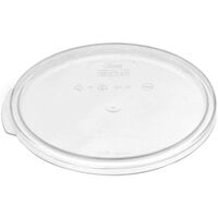 Choice 2 and 4 Qt. Translucent Round Polypropylene Food Storage Container Lid
