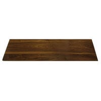 Rosseto WP101 33 1/2 inch x 14 inch Rectangular Natural Walnut Wide Riser Shelf