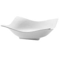 Rosseto MEL012 Forme 3 Qt. White Melamine Square Bowl - 3/Case