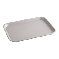 Choice 10" x 14" Gray Plastic Fast Food Tray