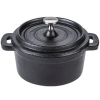 World Tableware CIS-26 Cast Iron 7.5 Ounce Mini Dutch Oven with