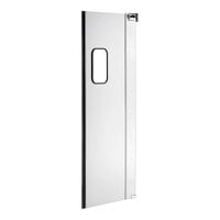 Regency Single Aluminum Swinging Traffic Door with 9" x 14" Window - 36" x 84" Door Opening