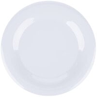 Carlisle 3302402 Sierrus 12 inch White Wide Rim Melamine Plate - 12/Case