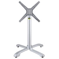FLAT Tech SX26 26" x 26" Self-Stabilizing Aluminum Table Base with Flip Top and Extra Protection Finish