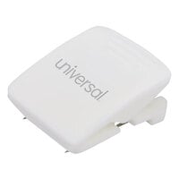 Universal UNV21271 25-Sheet Capacity White Fabric Panel Wall Clip - 20/Pack
