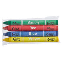 Choice 4 Pack Kids' Restaurant Crayons in Cello Wrap - 1000/Case