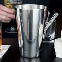 Barfly M37007 18 oz. Stainless Steel Half Size Cocktail Shaker Tin