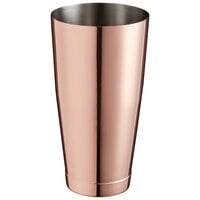Barfly M37008CP 28 oz. Copper-Plated Full Size Cocktail Shaker Tin