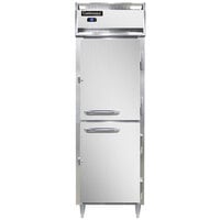 Continental D1RNSSHD 26 inch Solid Half Door Reach-In Refrigerator