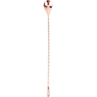 Barfly M37012CP 11 13/16 inch Copper Plated Classic Bar Spoon with Weighted End