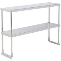 Avantco 178SSDOS4818 Stainless Steel Double Deck Overshelf - 18" x 46 3/4"